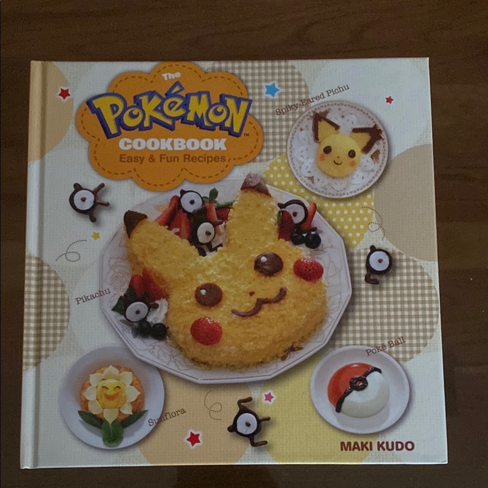 Pokémon Cookbook with Pikachu Design